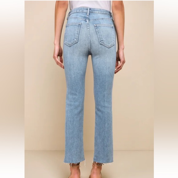 Just Black Women's Light Blue Straight Leg Jeans - Picture 4 of 4